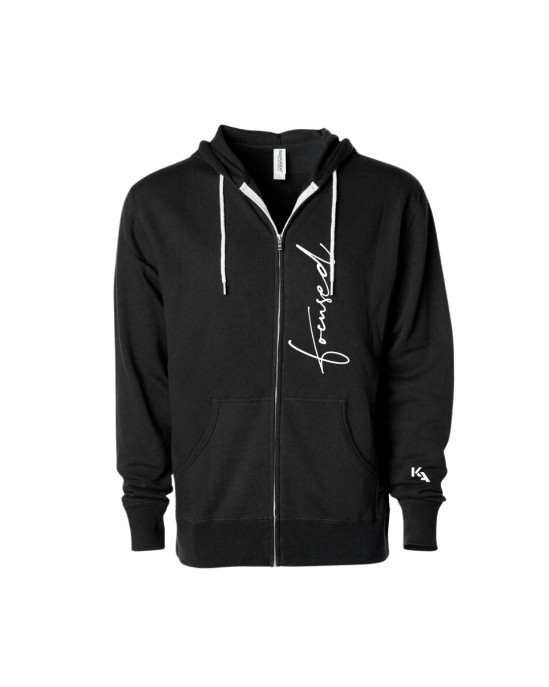 FOCUSED Full Zip Hoodie – Kingdom Apparel - Main Image