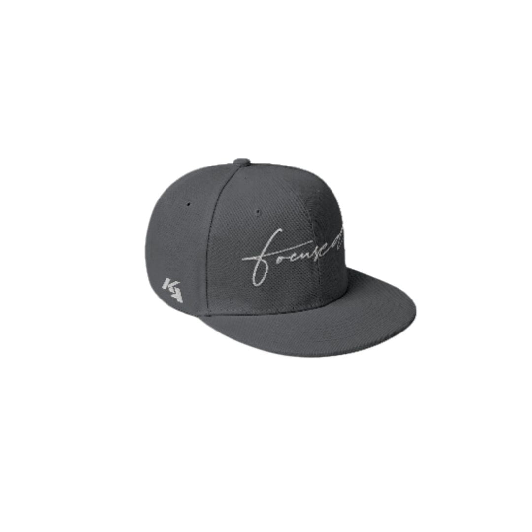 FOCUSED Snapback Hat - Charcoal
