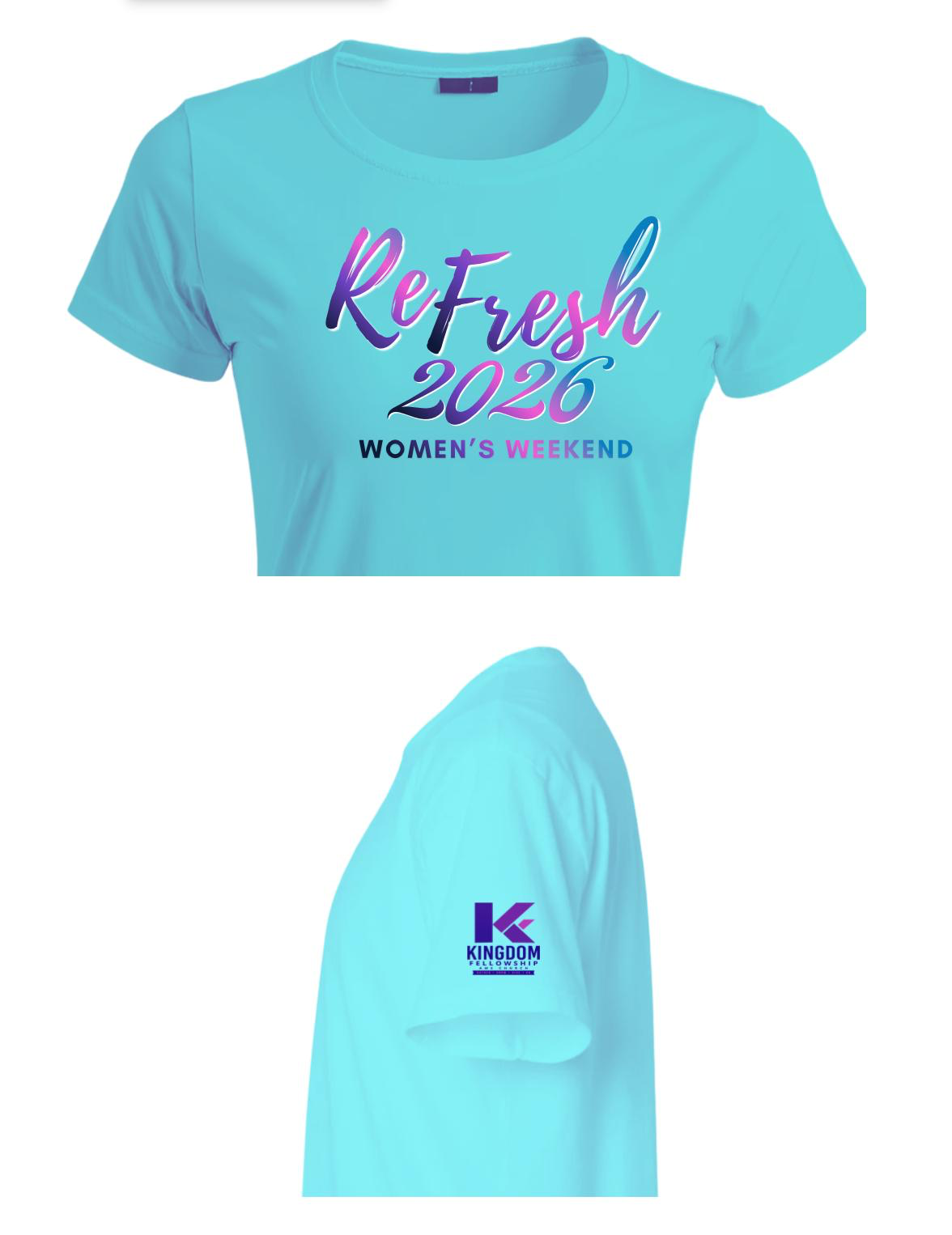 REFRESH 2026 T-SHIRT - TEAL