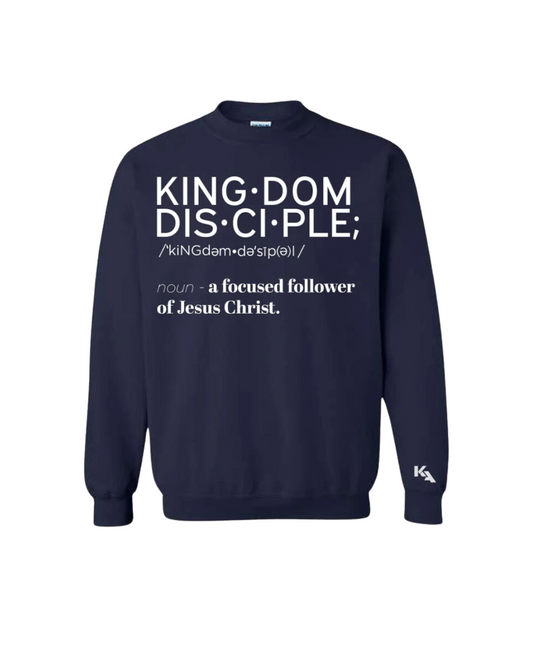 Kingdom Disciple Heavy Blend Crewneck Sweatshirt - NAVY