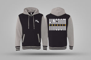 KINGDOM FELLOWSHIP VARSITY ZIPPER HOODIE
