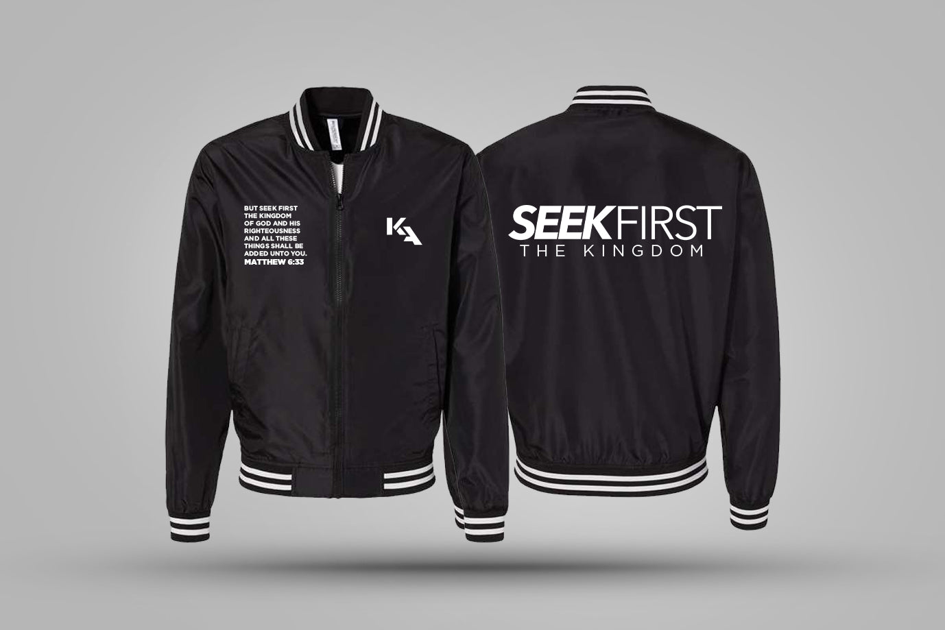SEEK FIRST LIGHTWEIGHT BOMBER JACKET