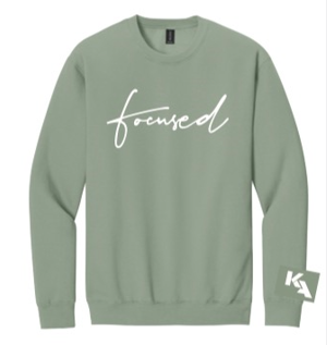 FOCUSED Crewneck Sweatshirt Sage