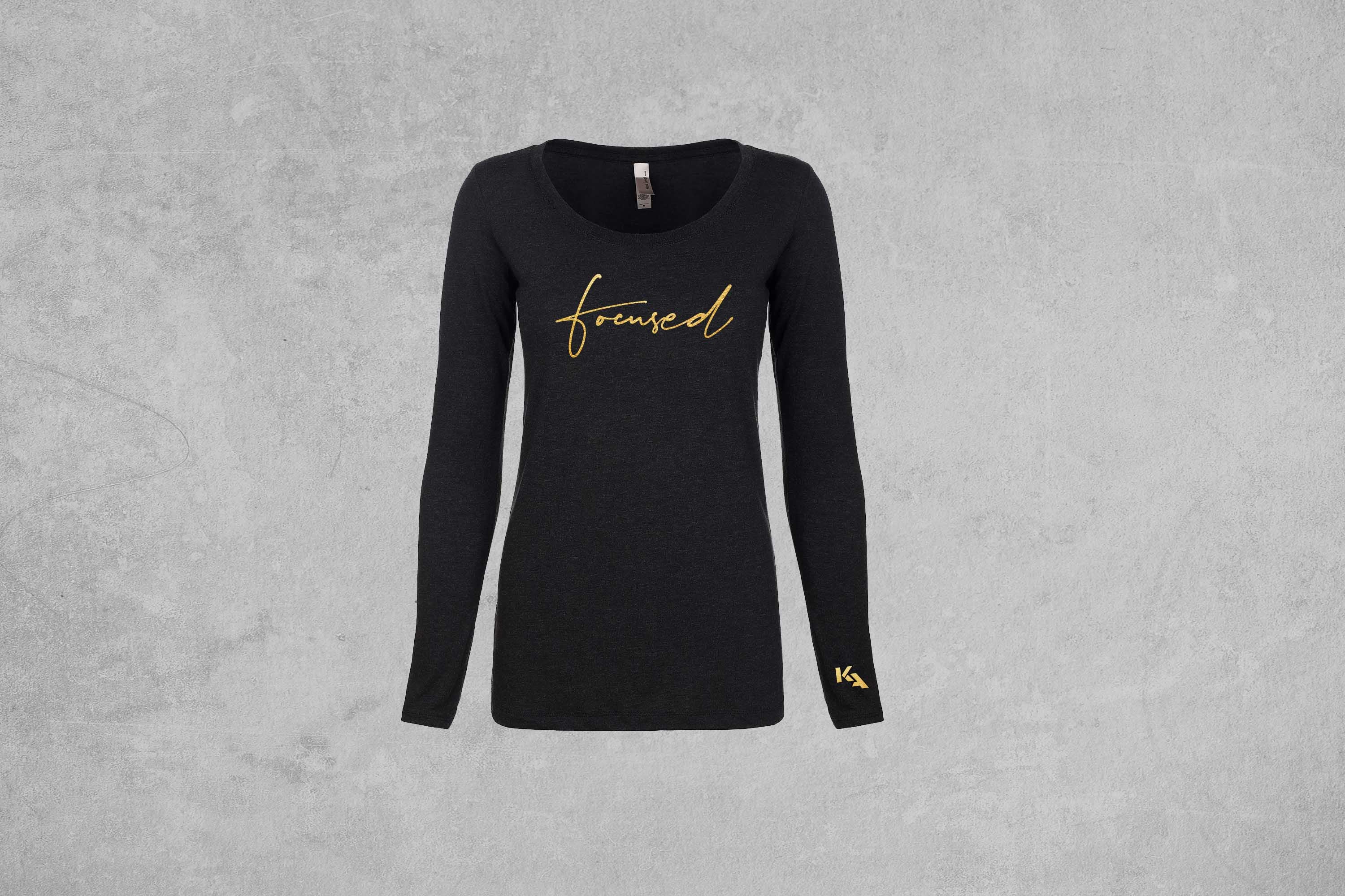 Focused/KA Long Sleeve Shirt (women) -FITTED