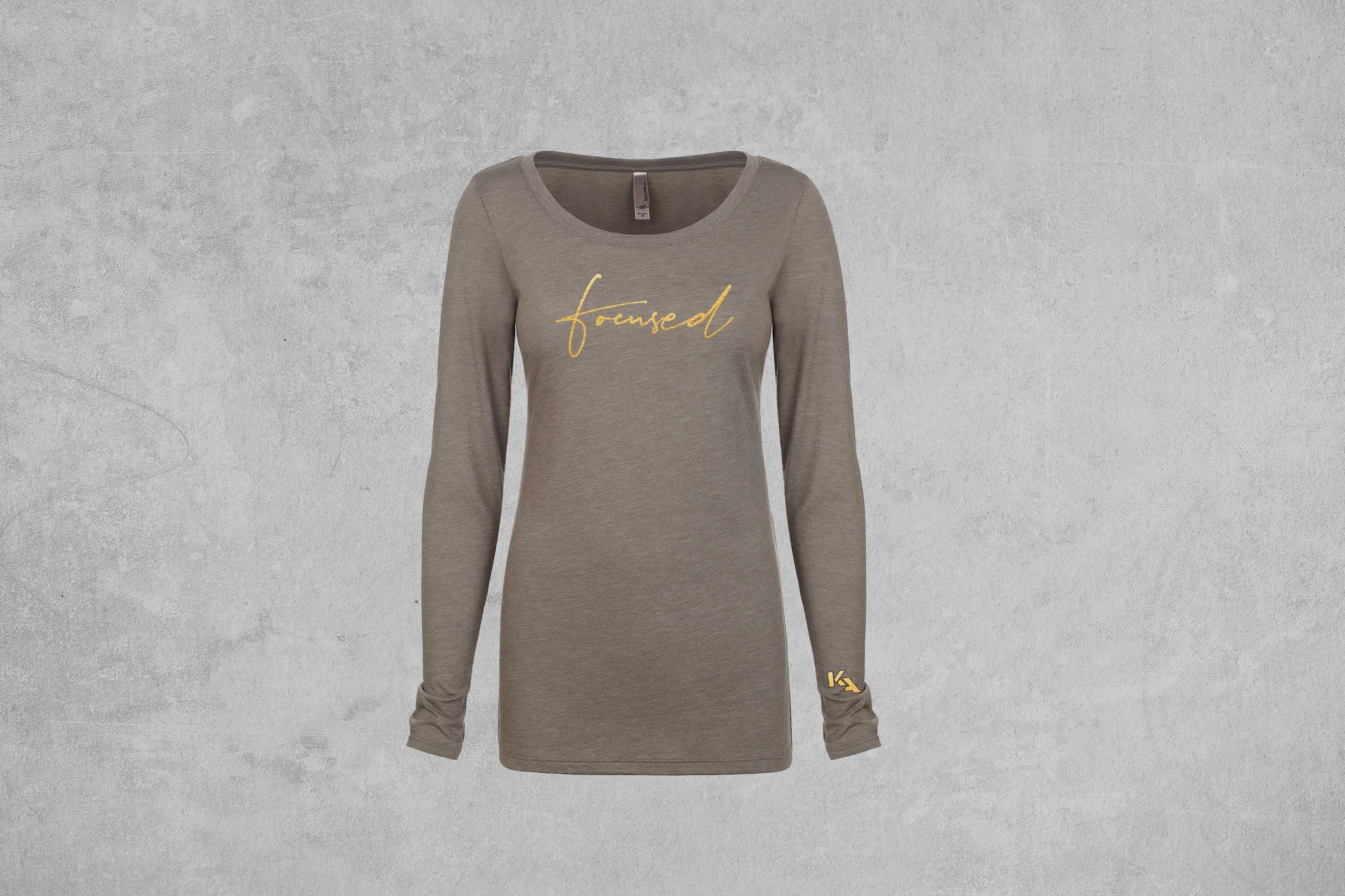 Focused/KA Long Sleeve Shirt (women) -FITTED