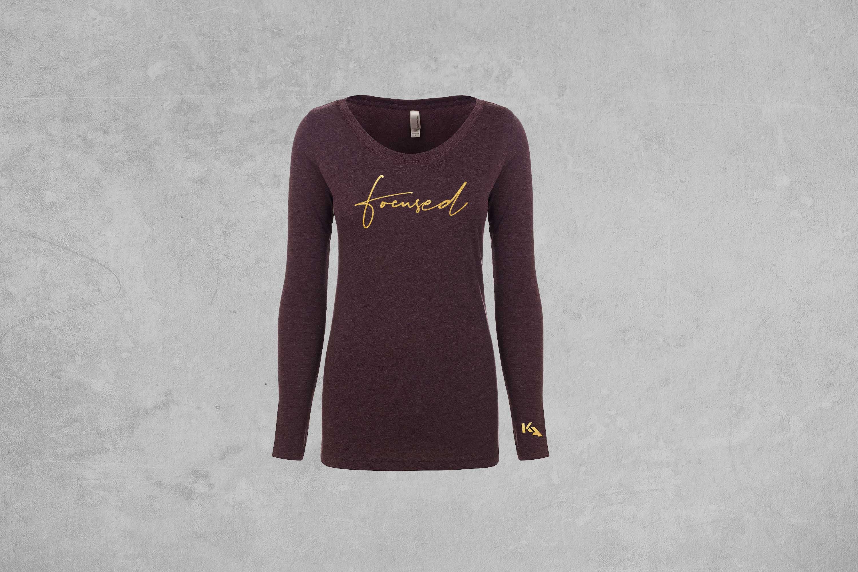 Focused/KA Long Sleeve Shirt (women) -FITTED