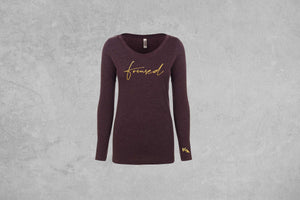 Focused/KA Long Sleeve Shirt (women) -FITTED