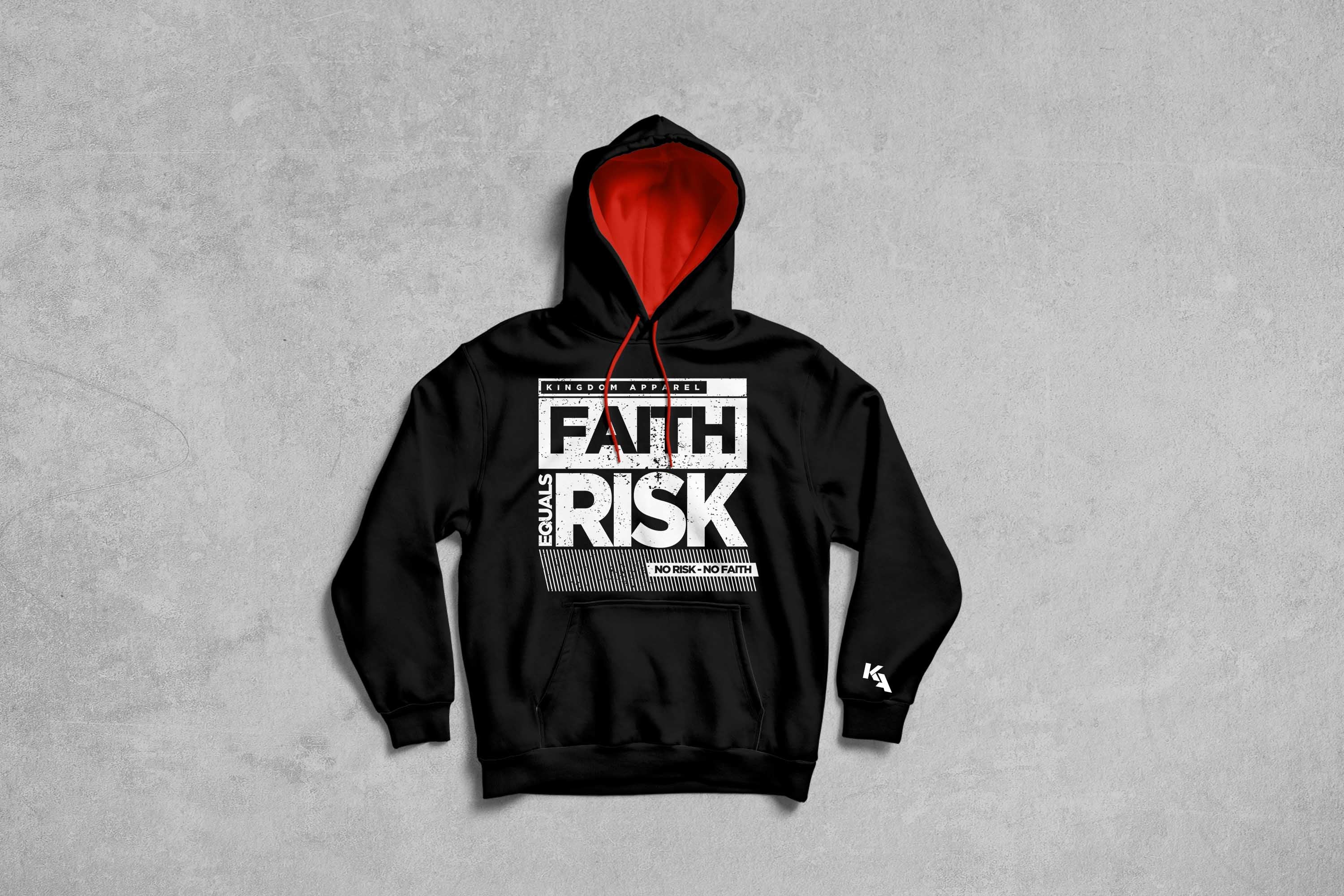 Faith Equals Risk Hoodie (lightweight)