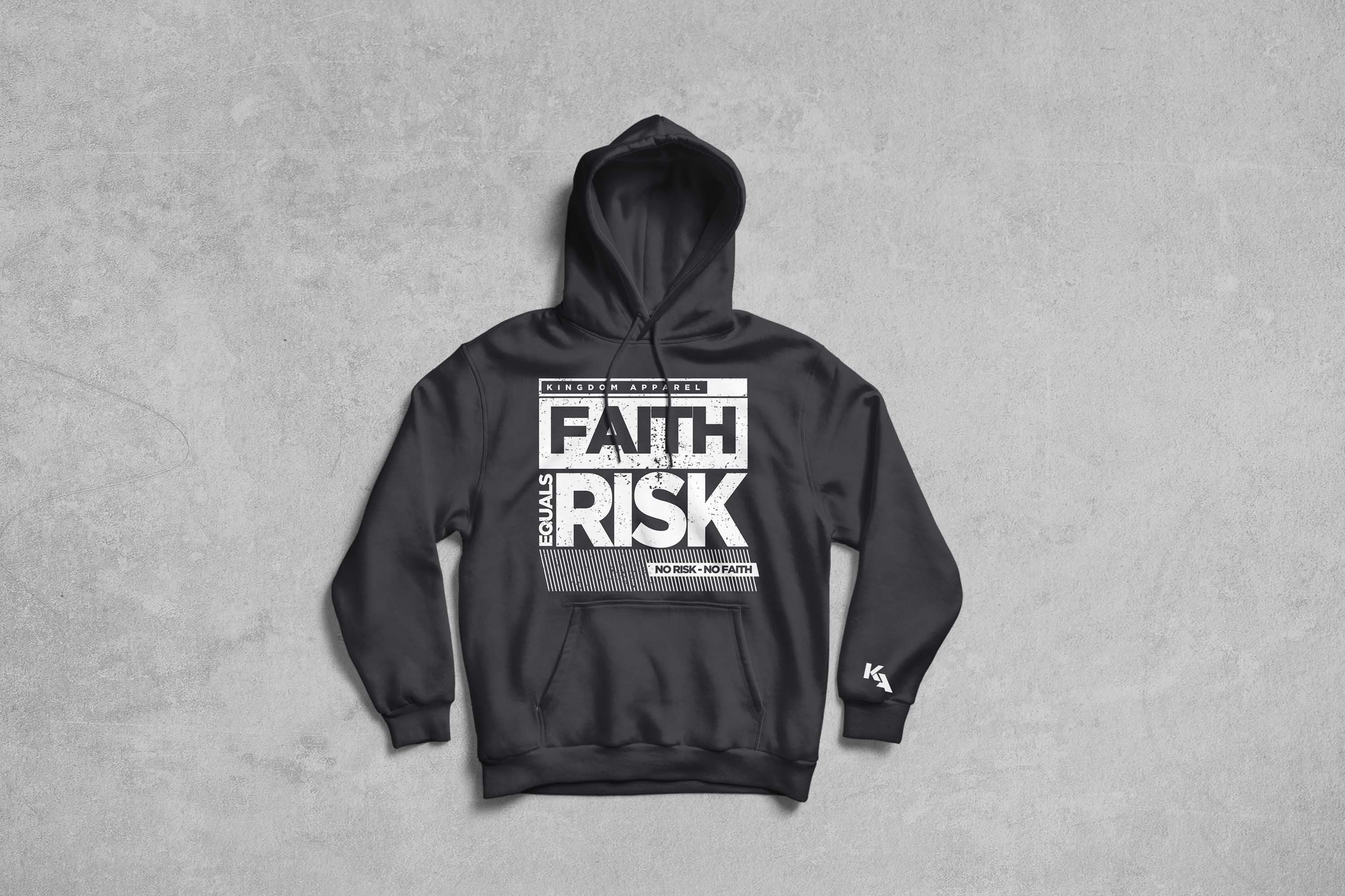 Faith Equals Risk Hoodie (lightweight)