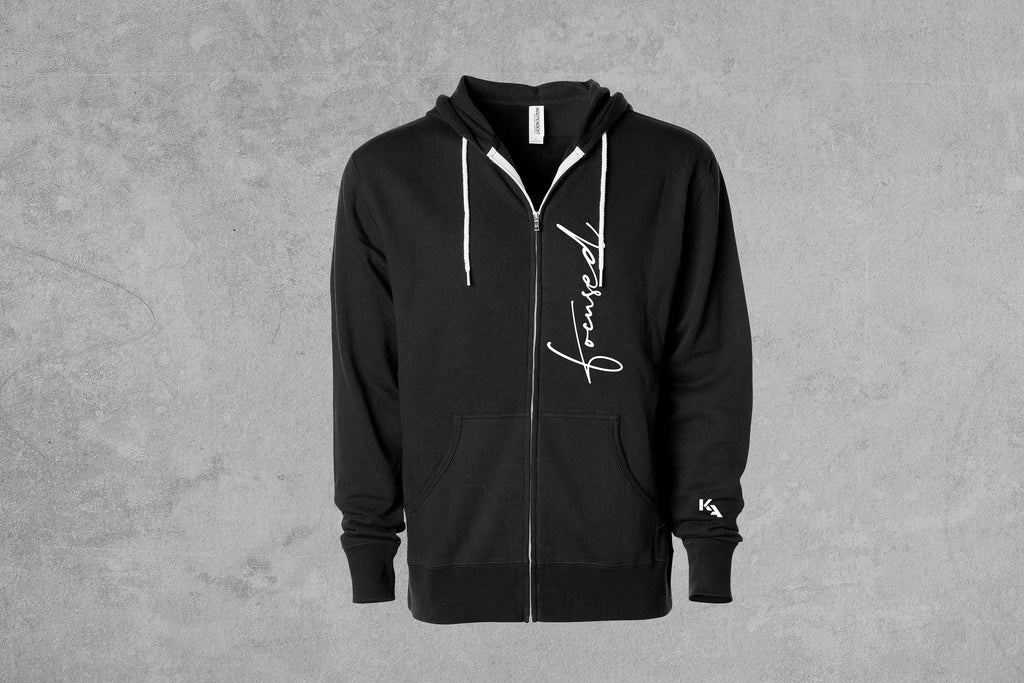 FOCUSED Zipper Hoodie