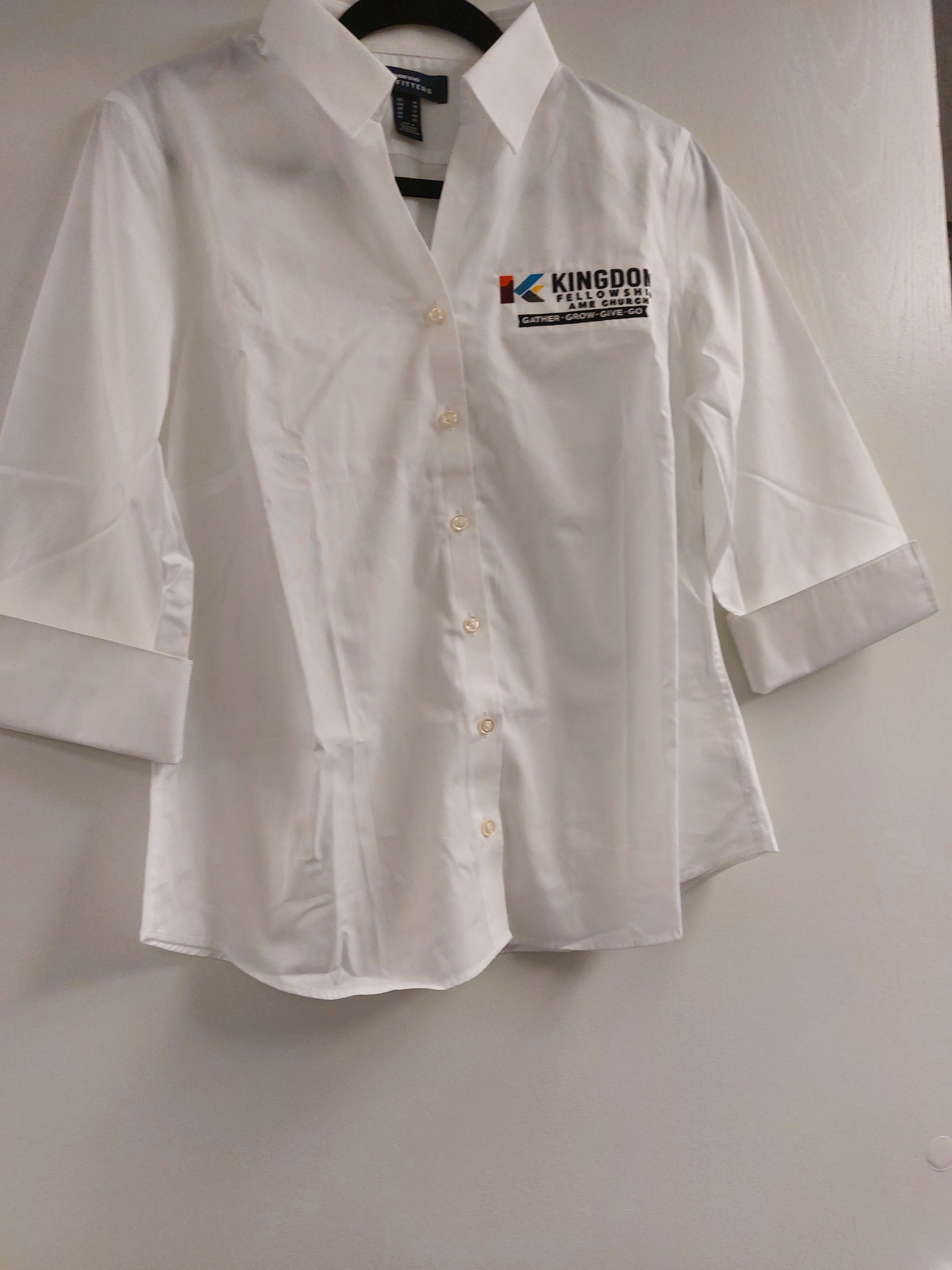 Women's Regular 3/4 Sleeve Shirt -Poplin